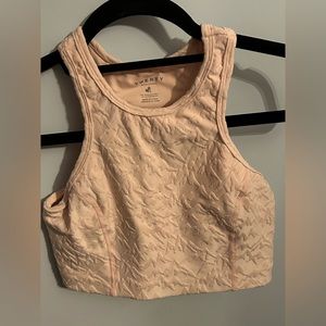 Pink Workout Crop Top/Sports Bra Twenty Montreal